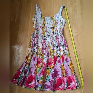 Nine West Floral Sleeveless Dress Size 8